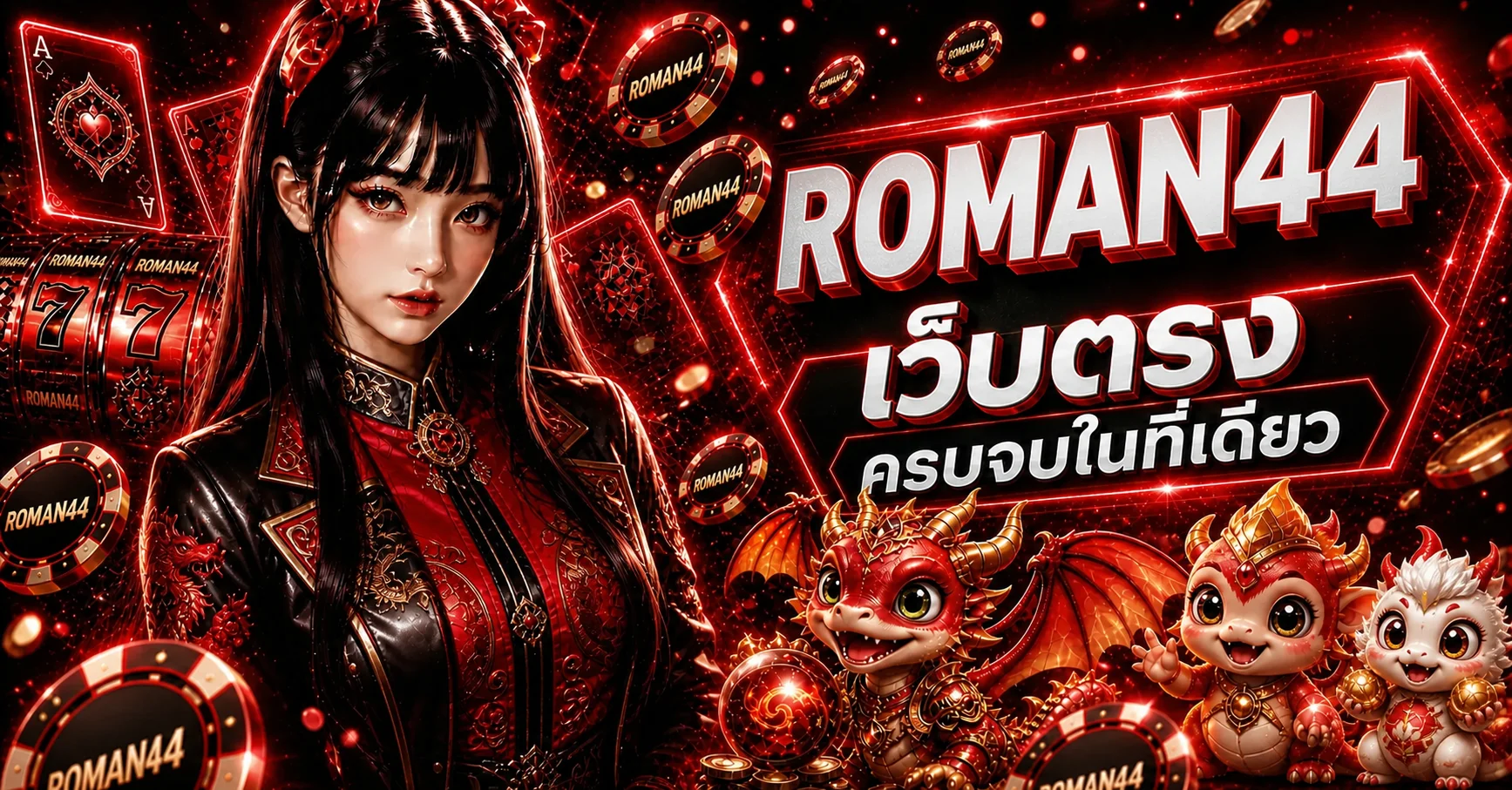ROMAN44 เว็บตรงพร้อมมาสคอตแฟนตาซีและเกมครบในที่เดียว